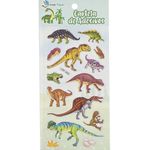Cartela de Adesivos Dinossauros