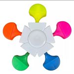 Marca-Texto Spinner 5 Cores