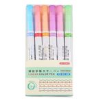 Kit de Canetas Rolinhos de Carimbo 6 Cores