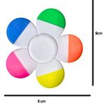 Marca-Texto Spinner 5 Cores