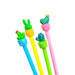 Caneta em Gel Ponta Fina Vasinhos de Cactos