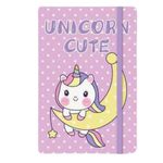 Caderno Quadriculado Unicórnio