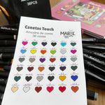 Kit de Canetinhas Marcadores para Colorir Desenhos