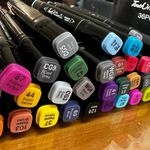 Kit de Canetinhas Marcadores para Colorir Desenhos