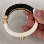 Bracelete duplo preto & branco