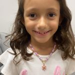 Colar infantil candy color