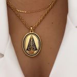 Colar Nossa Senhora Aparecida medalha