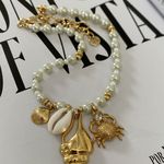 Colar pérolas do mar 