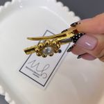 presilha flor pérola