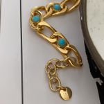 Pulseira corrente turquesa