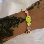Pulseira peixinho pintado á mão