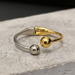 Bracelete Duplo Bicolor