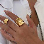 Anel Chapa Lisa Grande