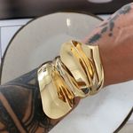 Bracelete Gota Orgânica Entrelaçada