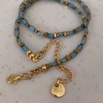 Choker Azul Oceano com Pedras Naturais