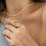 Colar Aro Fio Ondulado