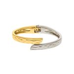 Bracelete Duplo Orgânico com Abertura Frontal