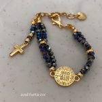 Pulseira Terço Cristal São Bento