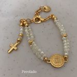 Pulseira Terço Cristal São Bento