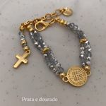 Pulseira Terço Cristal São Bento