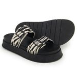 Papete Claudia Flatform Zebra