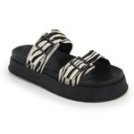 Papete Claudia Flatform Zebra