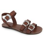 Rasteira Lara Country Cedro