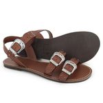 Rasteira Lara Country Cedro