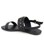 Rasteira Rita Cravo Preto