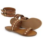 Rasteira Cassia Cravo Camel