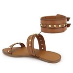 Rasteira Cassia Cravo Camel