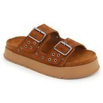 Papete Rosilda Flatform Camel