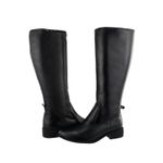 Bota Montaria Cano Longo em Couro Maria Paula Preto