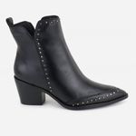 Bota Texana em Couro Yasmin Preto