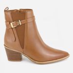 Bota Texana em Couro Bianca Camel
