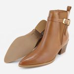 Bota Texana em Couro Bianca Camel