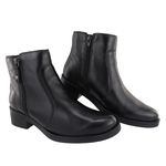 Bota Feminina Casual Cano Curto Moda Maria Paula Preta