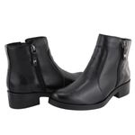 Bota Feminina Casual Cano Curto Moda Maria Paula Preta