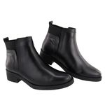 Bota Chelsea Casual Cano Curto Moda Maria Paula Preta