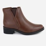 Bota Casual em Couro Isabela Cacau