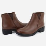 Bota Casual em Couro Isabela Cacau