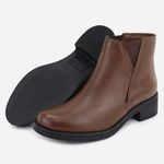 Bota Casual em Couro Isabela Cacau