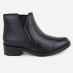 Bota Casual em Couro Isabela Preto