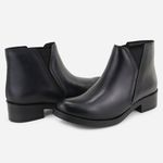 Bota Casual em Couro Isabela Preto