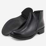Bota Casual em Couro Isabela Preto