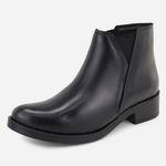 Bota Casual em Couro Isabela Preto