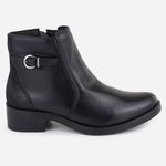 Bota Dia a Dia em Couro Alice Preto