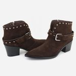 Bota Em Couro Country Heloísa Camurça Expresso
