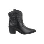 Bota Country Texana Western em Couro Bico Fino Maria Paula Preta