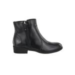 Bota em Couro Conforto Casual Maria Paula Cano Curto Preto